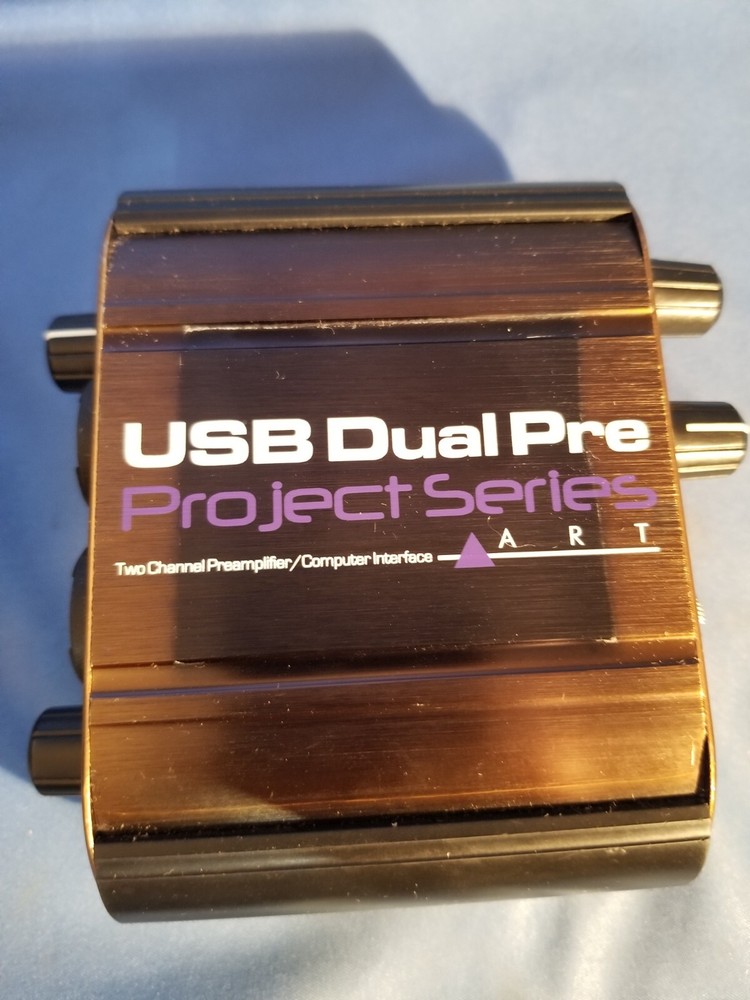 ART Project Series USB Dual Pre - 2-Channel Preamplifier PC Interface