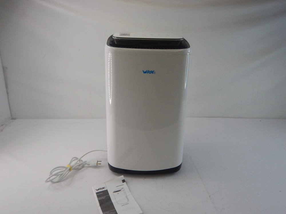 WHOY 5000 Sq.Ft., 100 Pints Smart Compressor Dehumidifier, White