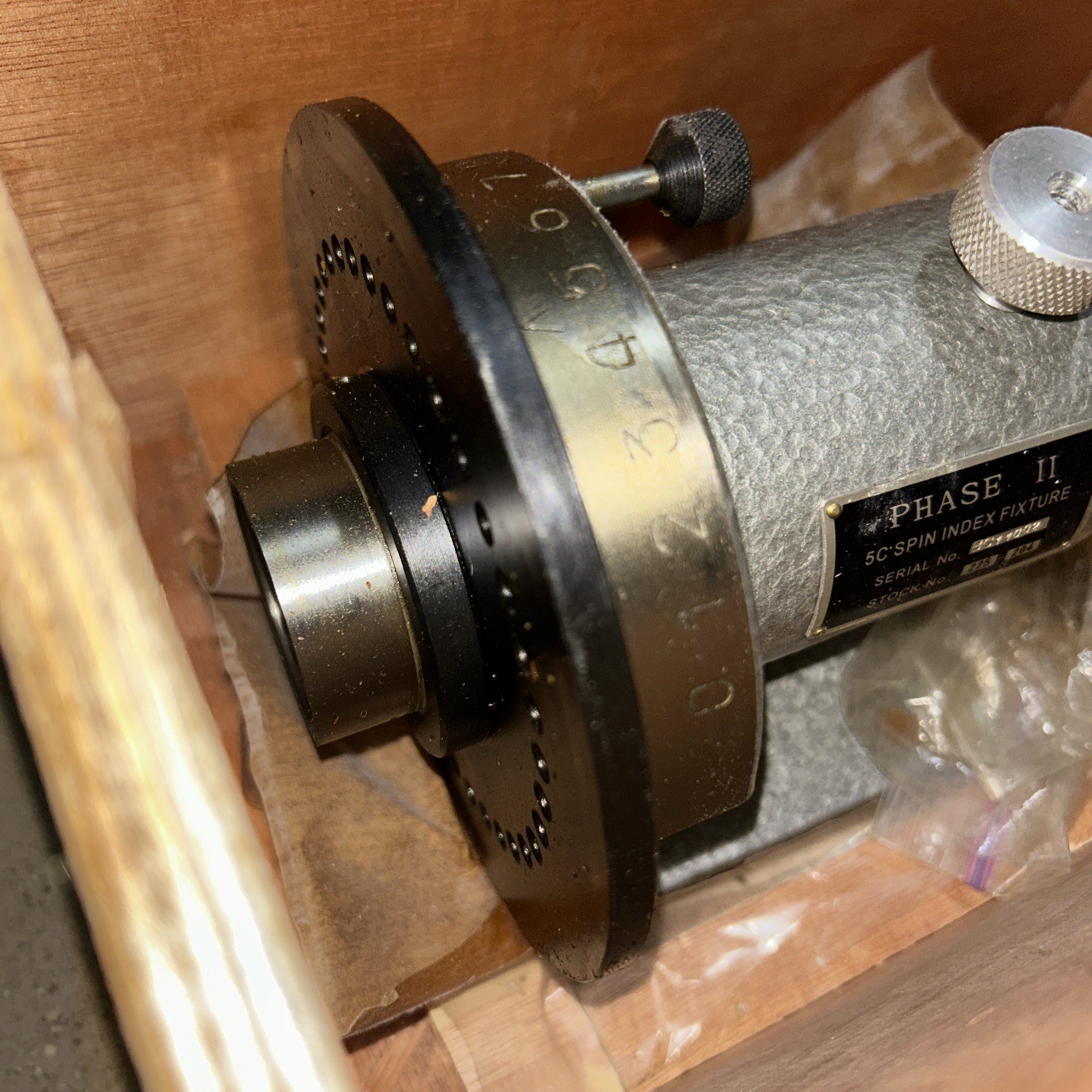 PHASE II 5C Collet Indexer Spin Indexing 225-204 In Original Box