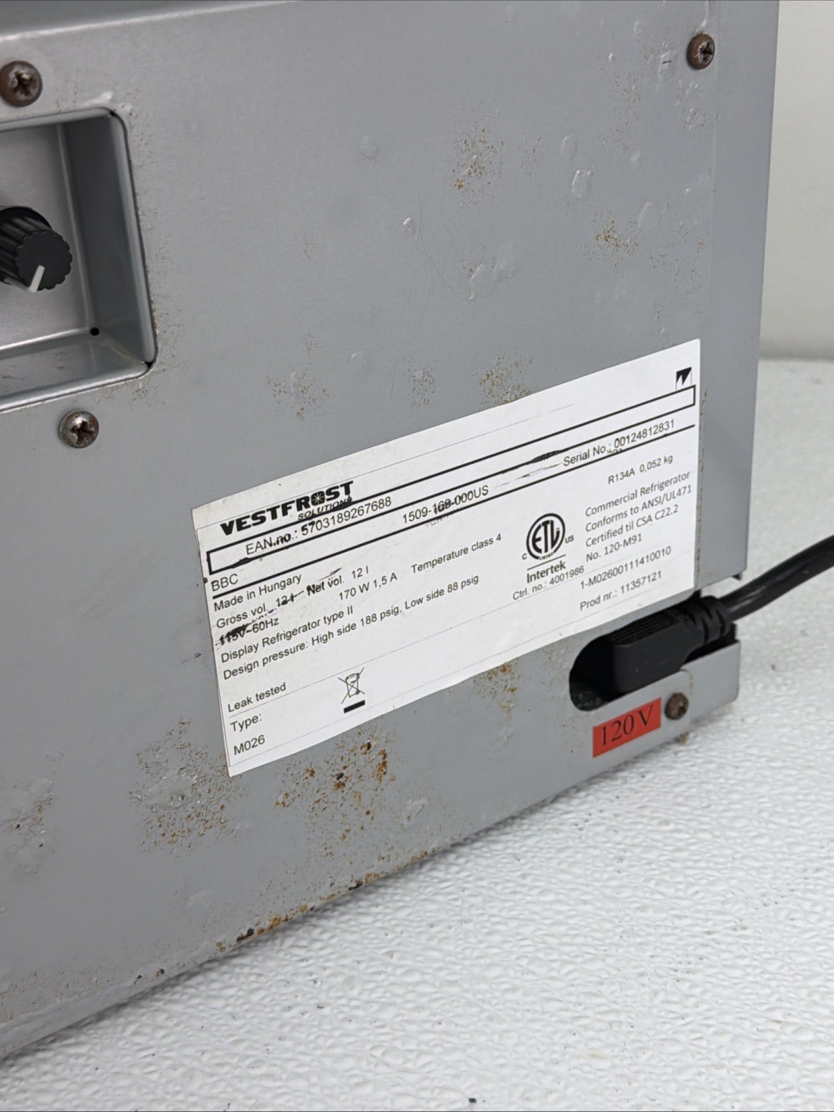 Red Bull Mini Fridge Bar Back Countertop VESTFROST BBC Commercial Rare M026