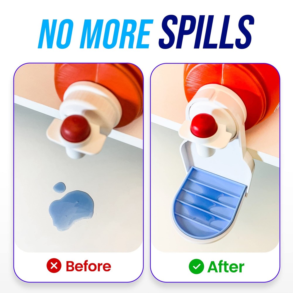 Simplation [2 Pack] Laundry Detergent Cup Holder Detergent Drip Catcher (Upgr...
