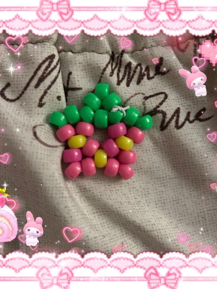 Cute Strawberry Kandi Star