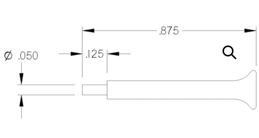Carbide Probe tip extension