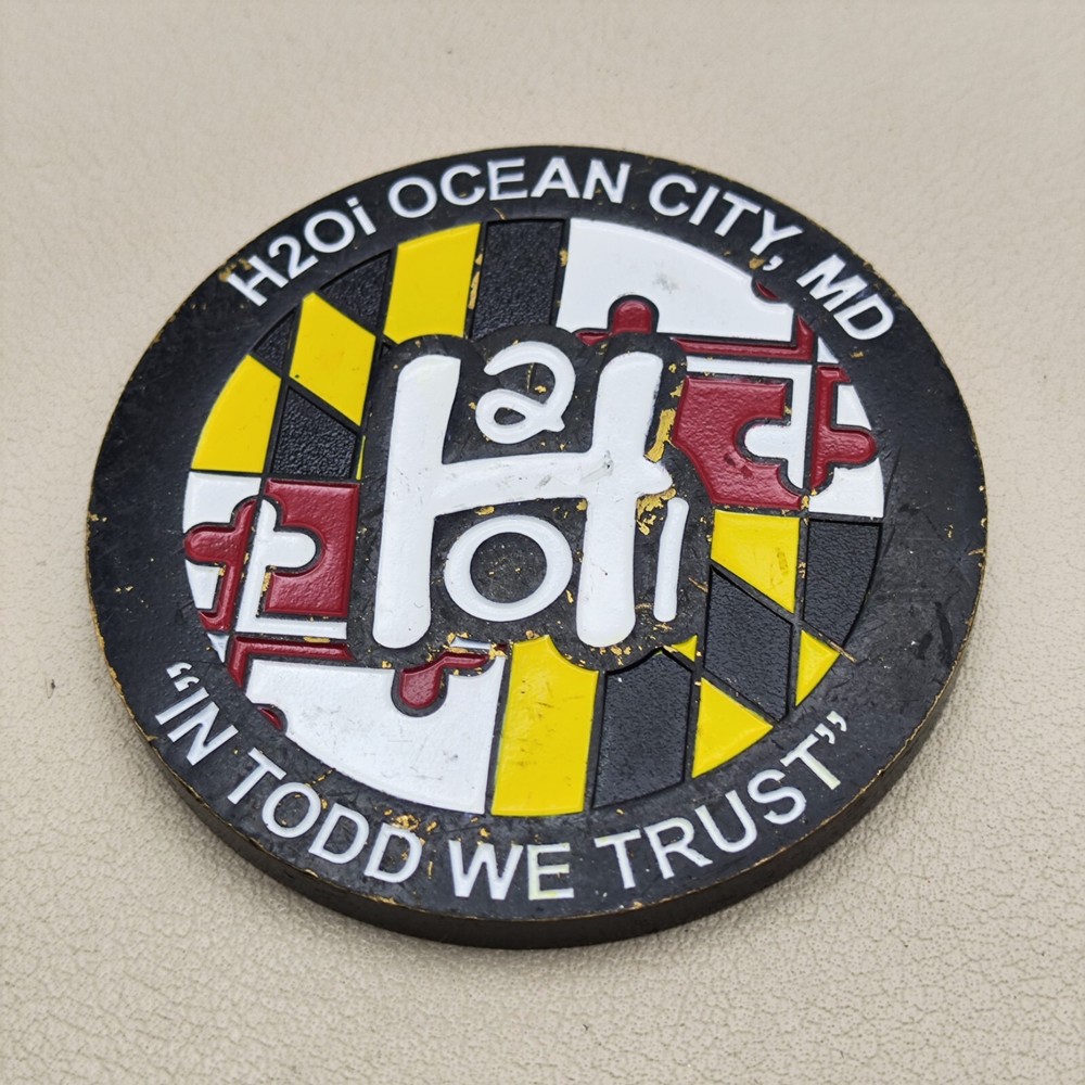 H2oi Ocean City Md Challenge Coin