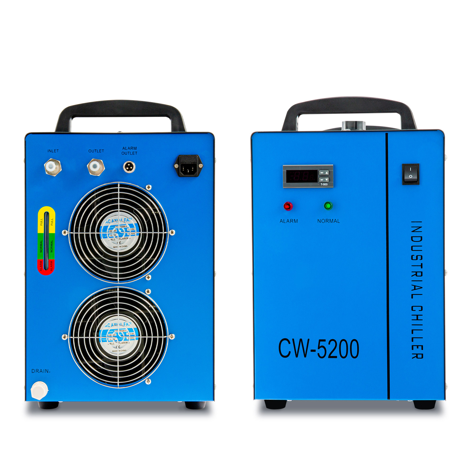 OMTech Industrial Water Chiller CW5200 for CNC CO2 Laser Engraver Cutter Marker