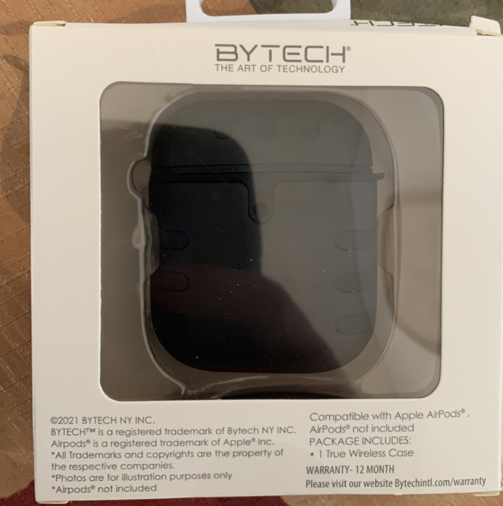ByTech True Wireless Airpod Top Open Case Black