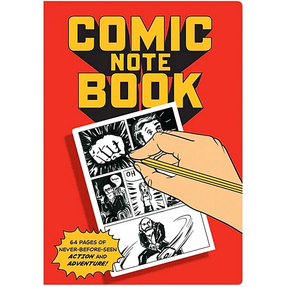 Comic Book NoteBook Large Version with Panels For Drafts and Drawings NEW UNUSED
