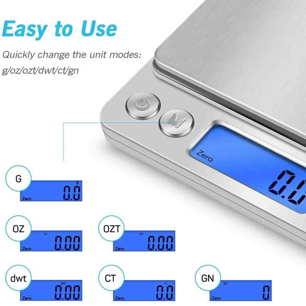 3000G Food Meat Electronic Scale Digital Kitchen Multi-Function Weight Tool LCD