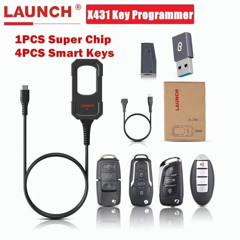 Launch X431 Key Programmer Remote Maker w/ Chip for IMMO Elite Plus PAD V VII
