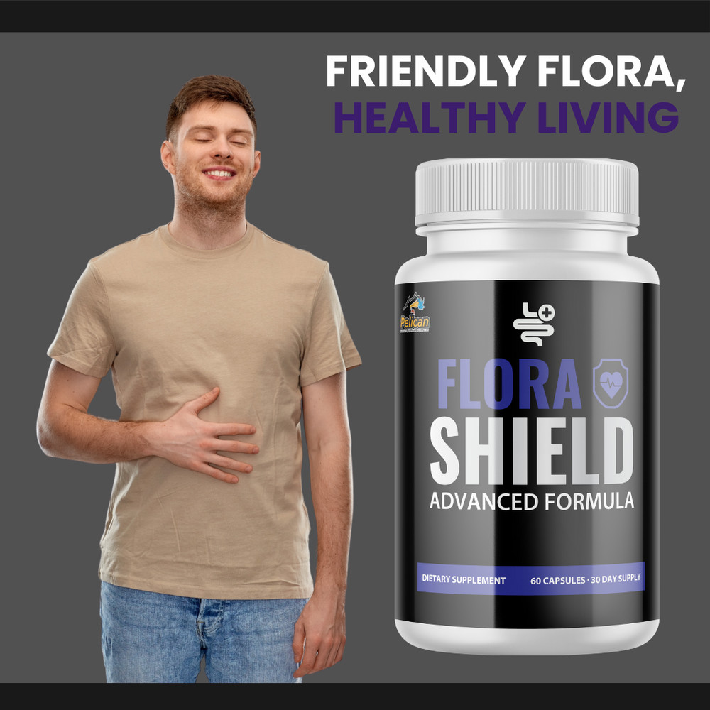Flora Shield- Oral & Digestive Support- 12 Bottles- 720 Capsules