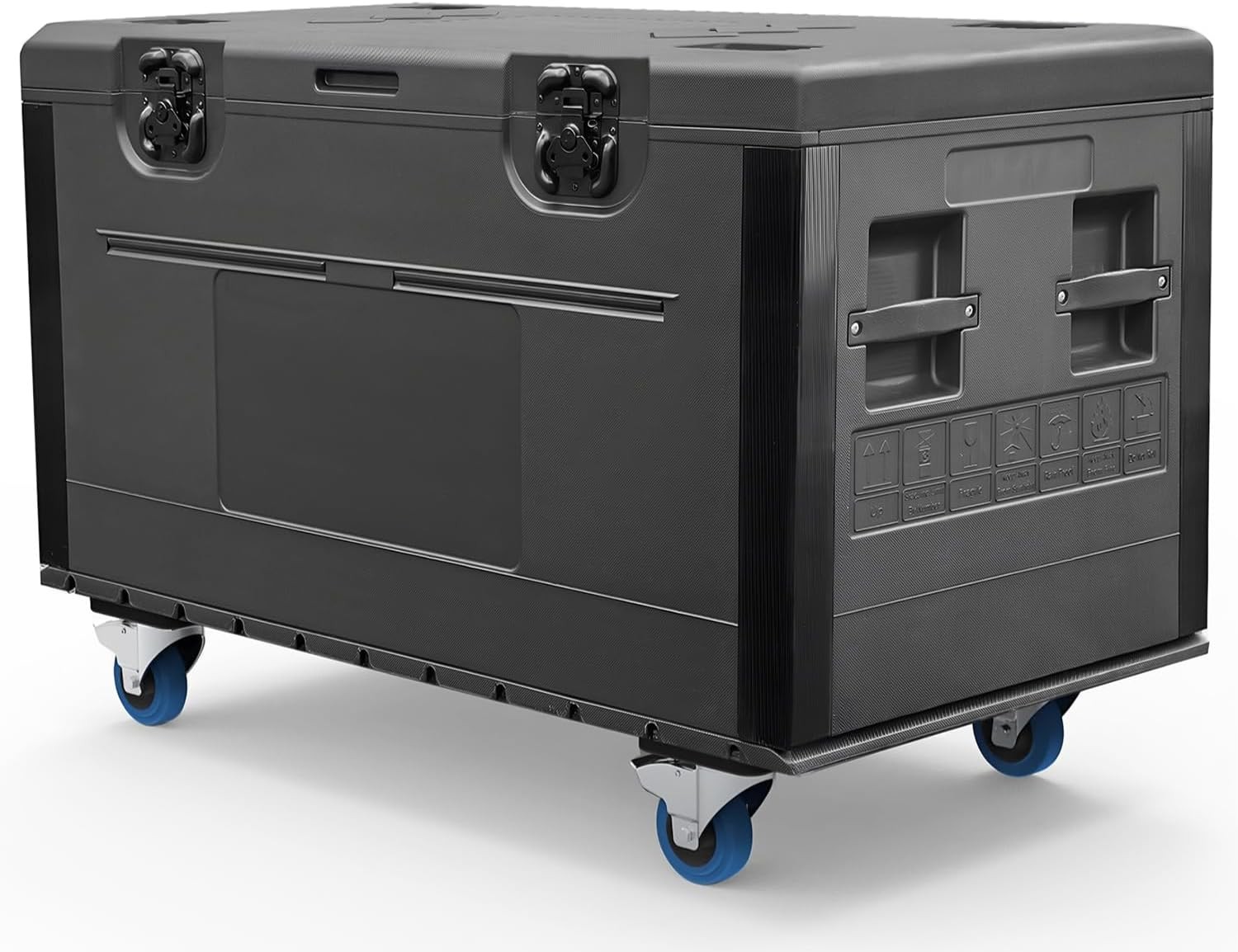 44" x 22" x 24" Utility Multipurpose Trunk ATA Road Case with Wheels and Divider