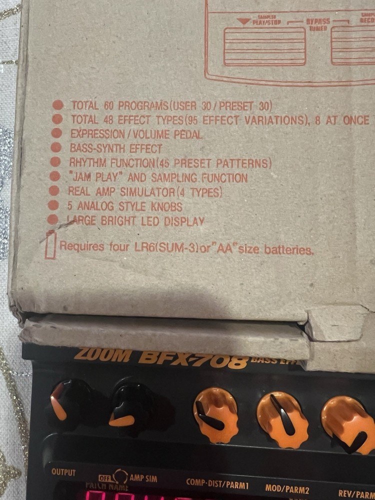 Zoom BFX-708 Bass Effects Processor