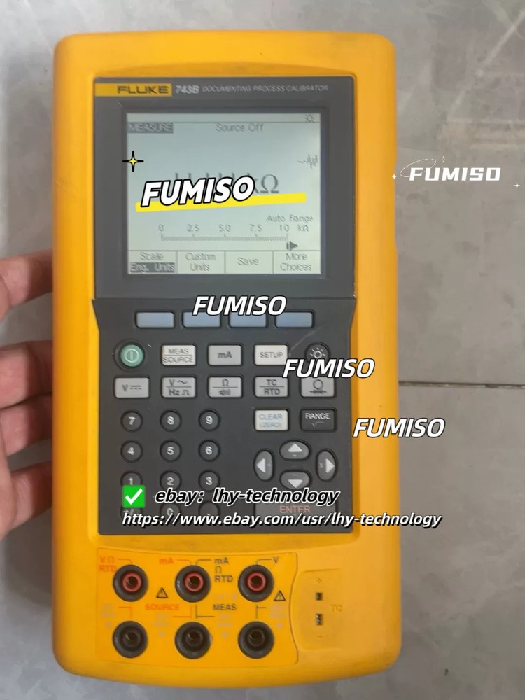Fluke 743B Documenting Process Calibrator used&lh
