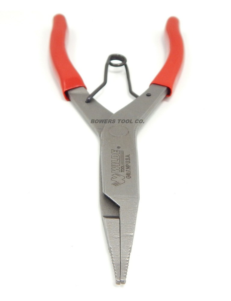 Wilde Tool 9” Right Angle & Straight Lock Ring Plier Set Snap Retaining USA MADE