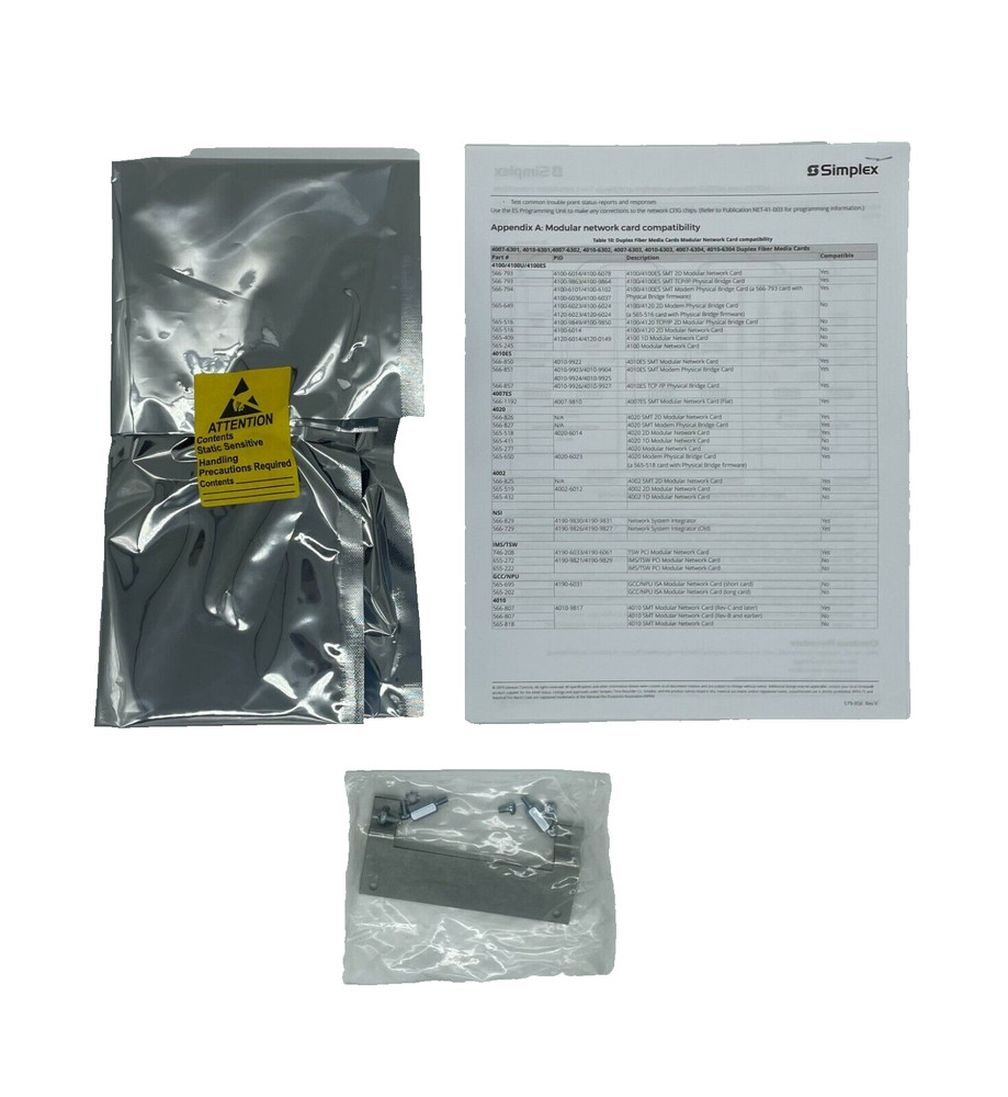 Simplex 4010-9922 4010ES Network Interface Card - Same Day Shipping (SEALED)