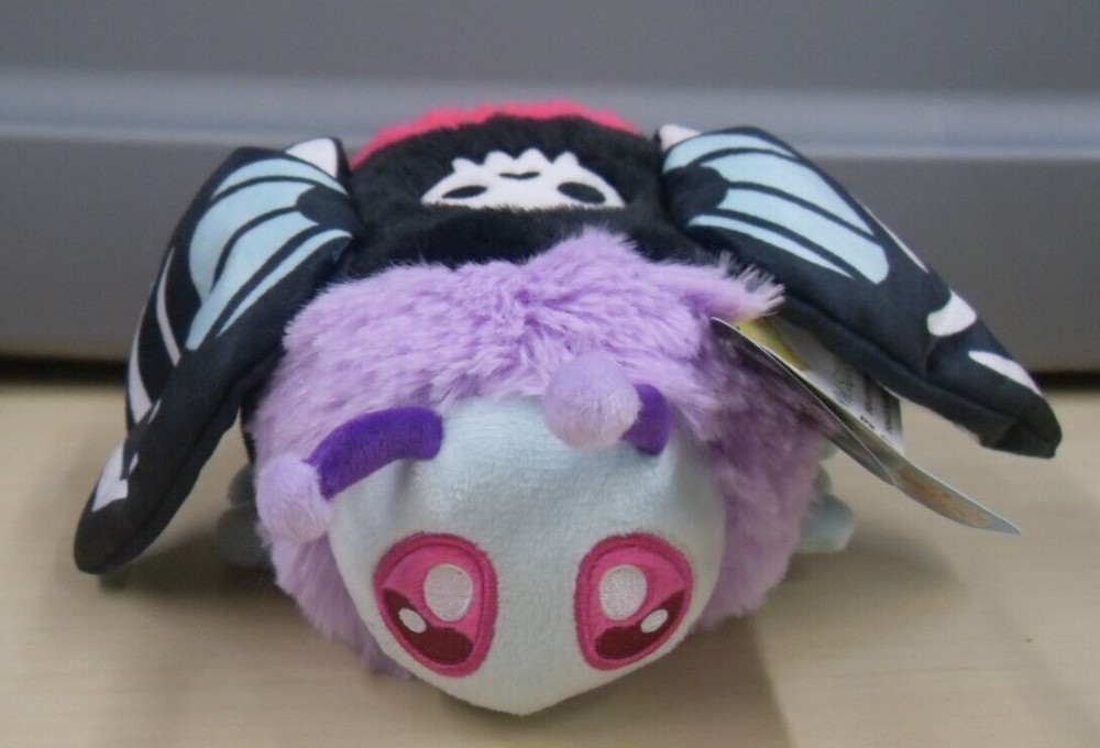 2023 SnuggleMi Snackers Squishable Moth Plush Skull Multi-colored Spences BNBB