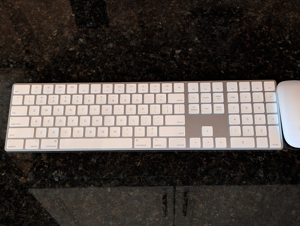 Apple Magic Keyboard with Numeric Pad and Apple Magic Mouse 2 Set Wireless