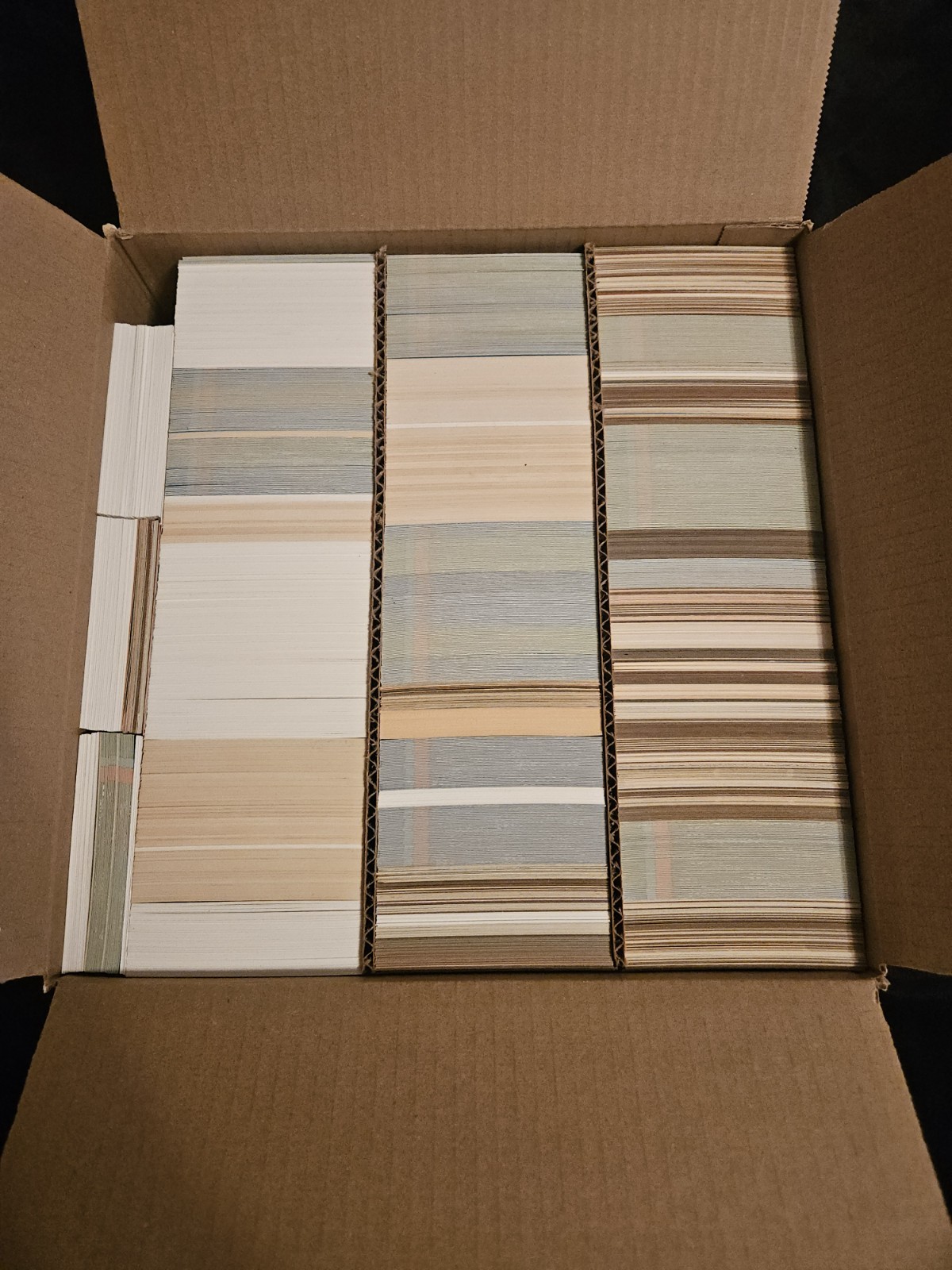 Baseball Card Lot 4,500 Used Cards, 80s to Current, Free Shipping