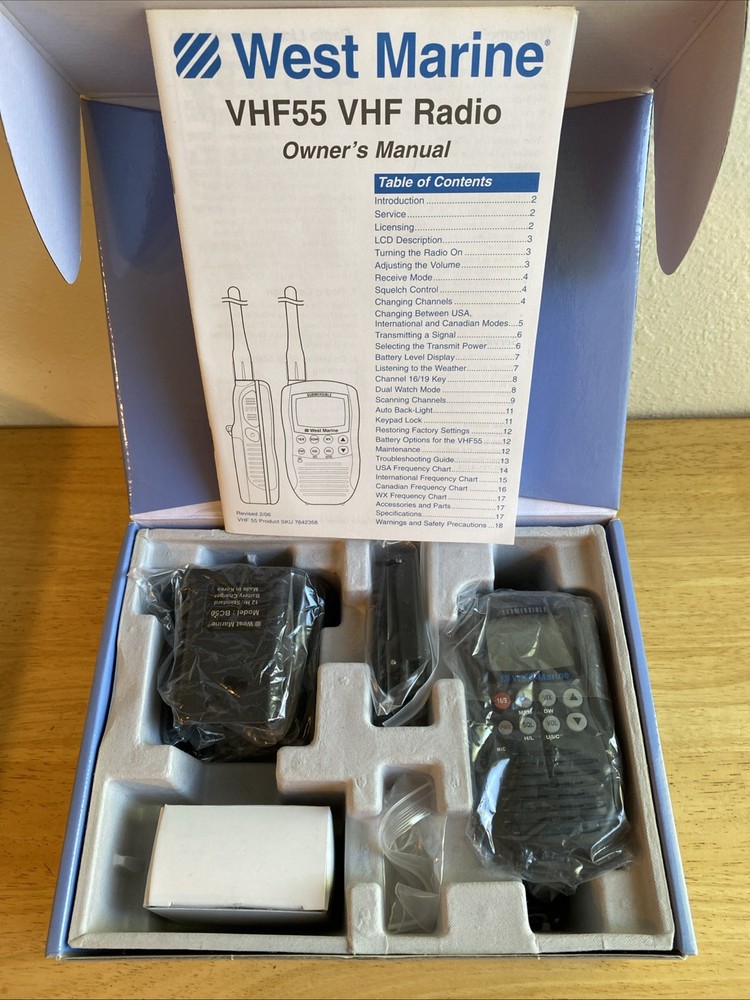 West Marine VHF 55 Open Box