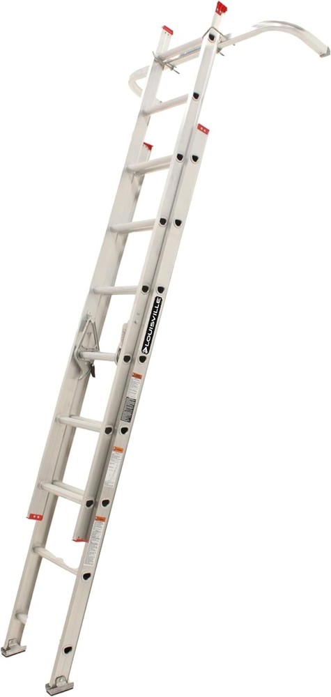 Silver Ladder Stabilizer with Heavy-Duty Rubber Tips - 48 Inch