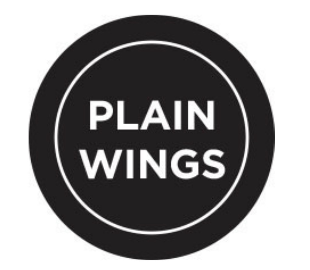 Plain Wings Labels 1000 each per roll size 1" Round Oval STICKERS