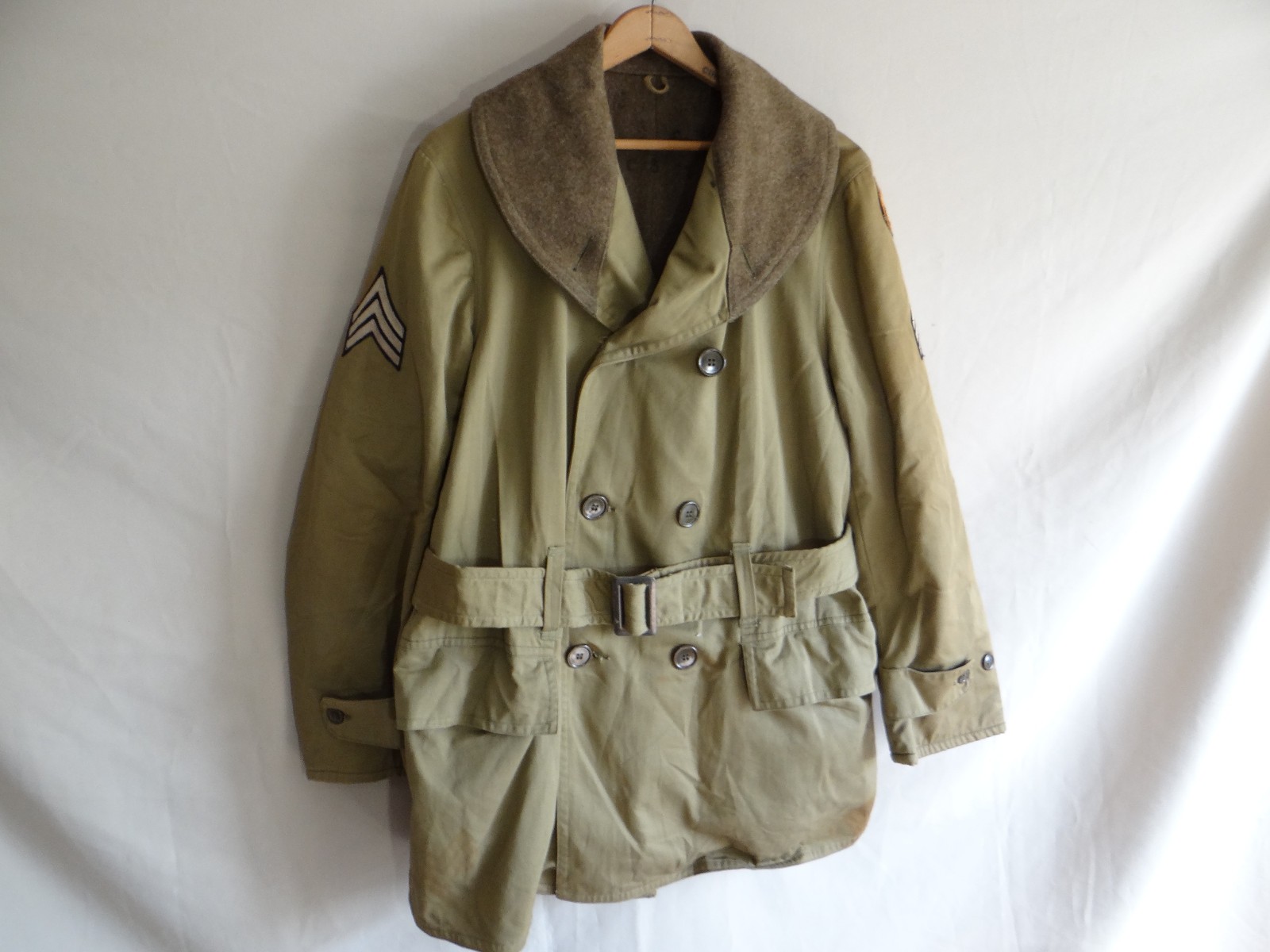 Original WWII 1941 US Army Tank Destroyer M-1938 MACKINAW Jacket Size 40