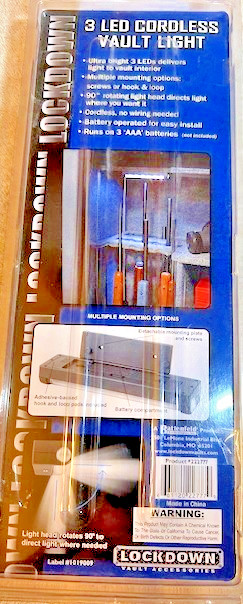 3 LED Cordless Vault Light