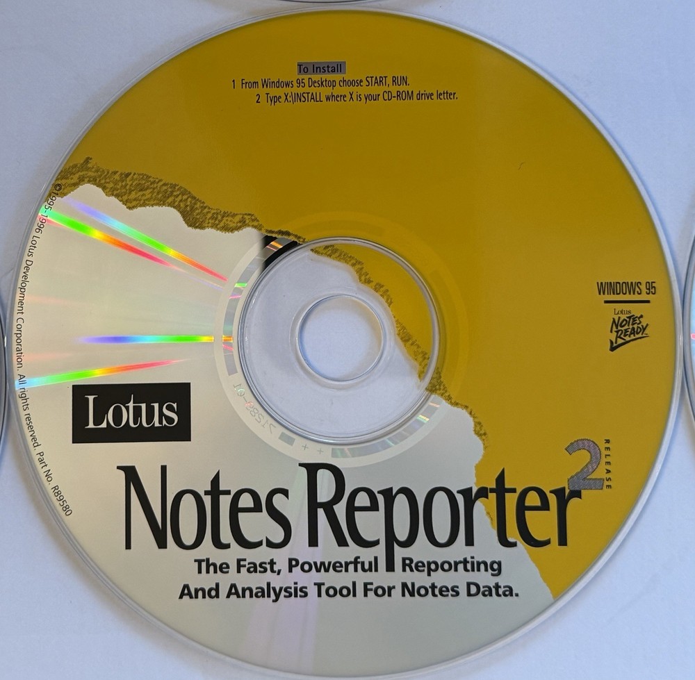 Vintage Lotus Notes CD Lot - 22 CDs from Business Partner Program