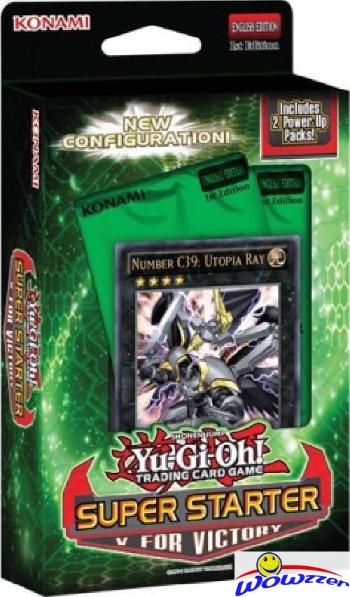 Yugioh V for Victory Factory Sealed Super Starter Deck-42 Cards+2 Power up packs