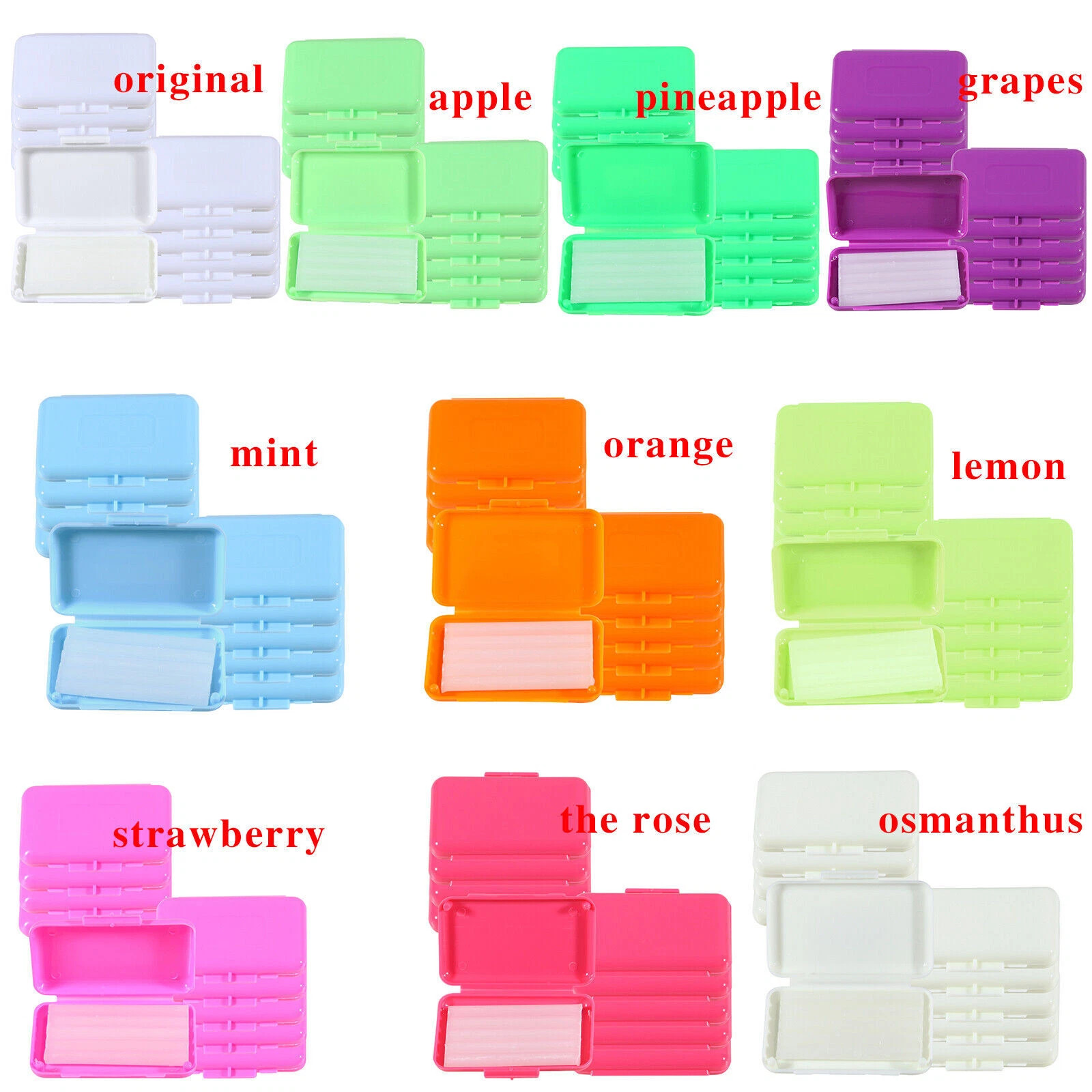 10 Scents Dental Orthodontics Ortho Wax For Braces Gum Irritation 100 Packs