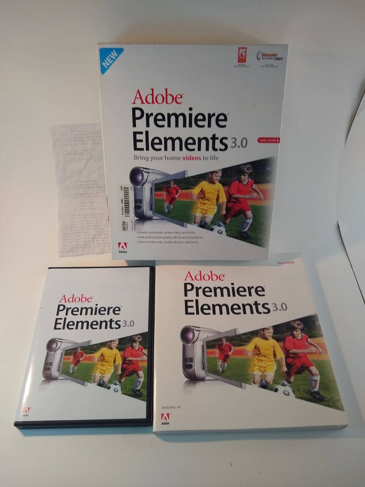Adobe Premiere Elements 3.0 Big Box PC Software