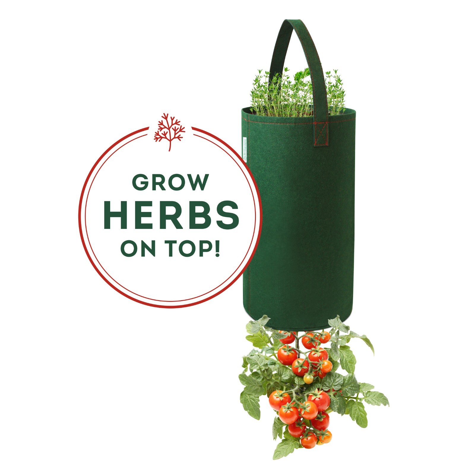 Pri Gardens Upside Down Tomato Planter, 2- Pack (Plants & Soil Not included)