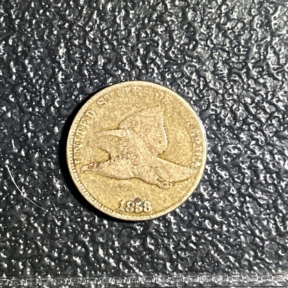 1858 Flying Eagle Cent. Small Letters