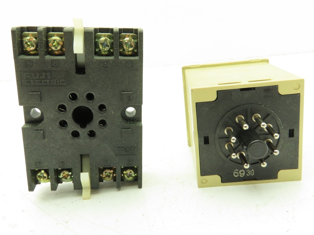 Fuji Electric MS4SF-CEIT Super Timer Module 6 Sec Time Delay Unit 24V Control