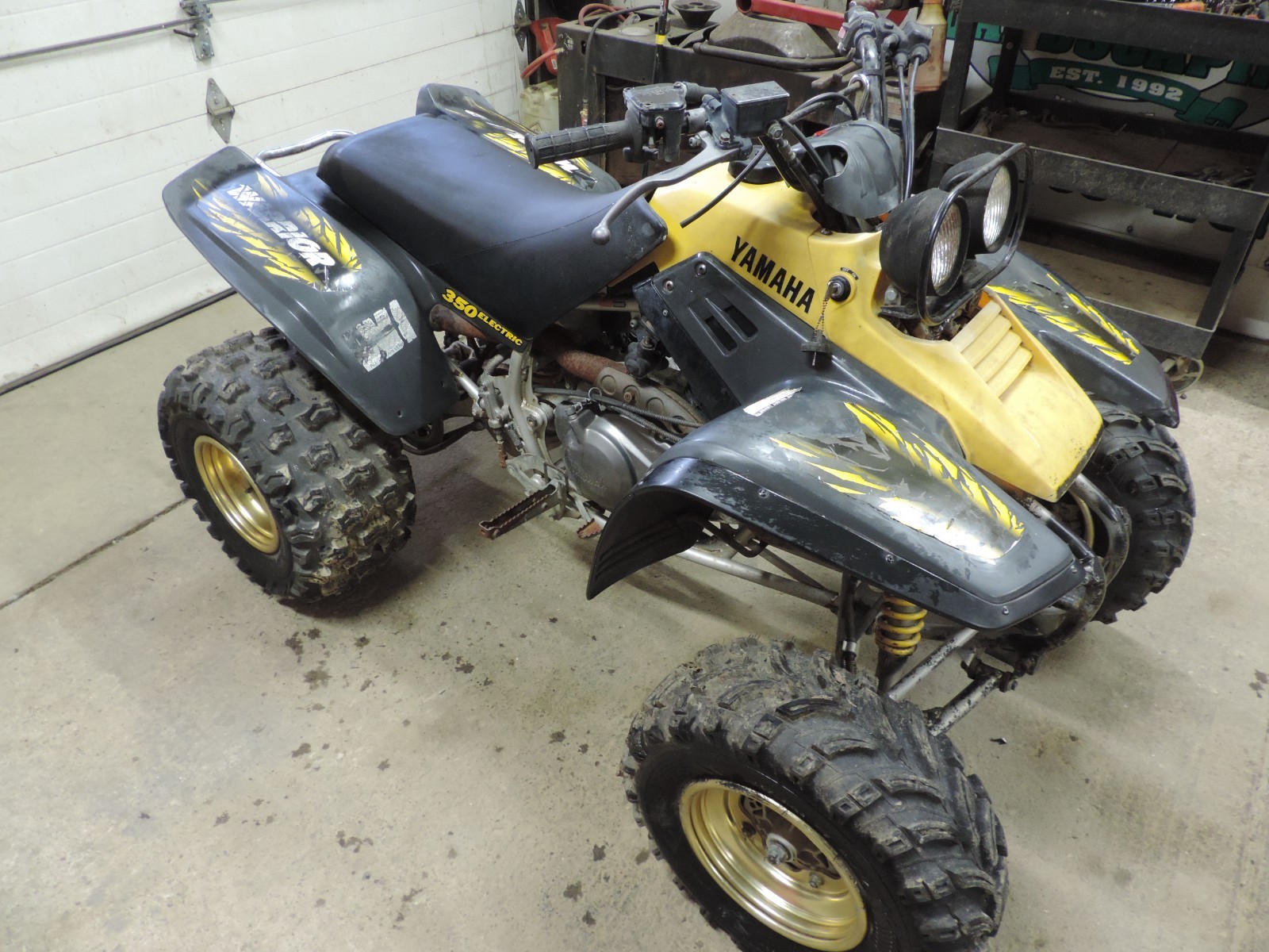 1999 Yamaha Warrior 350 YFM350X Engine Guard Skid Plate Protector