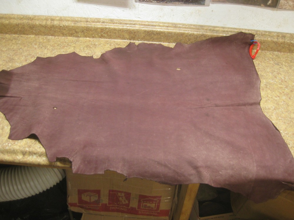 Tanned Buffed Deer Leather 0011146 row 16 a