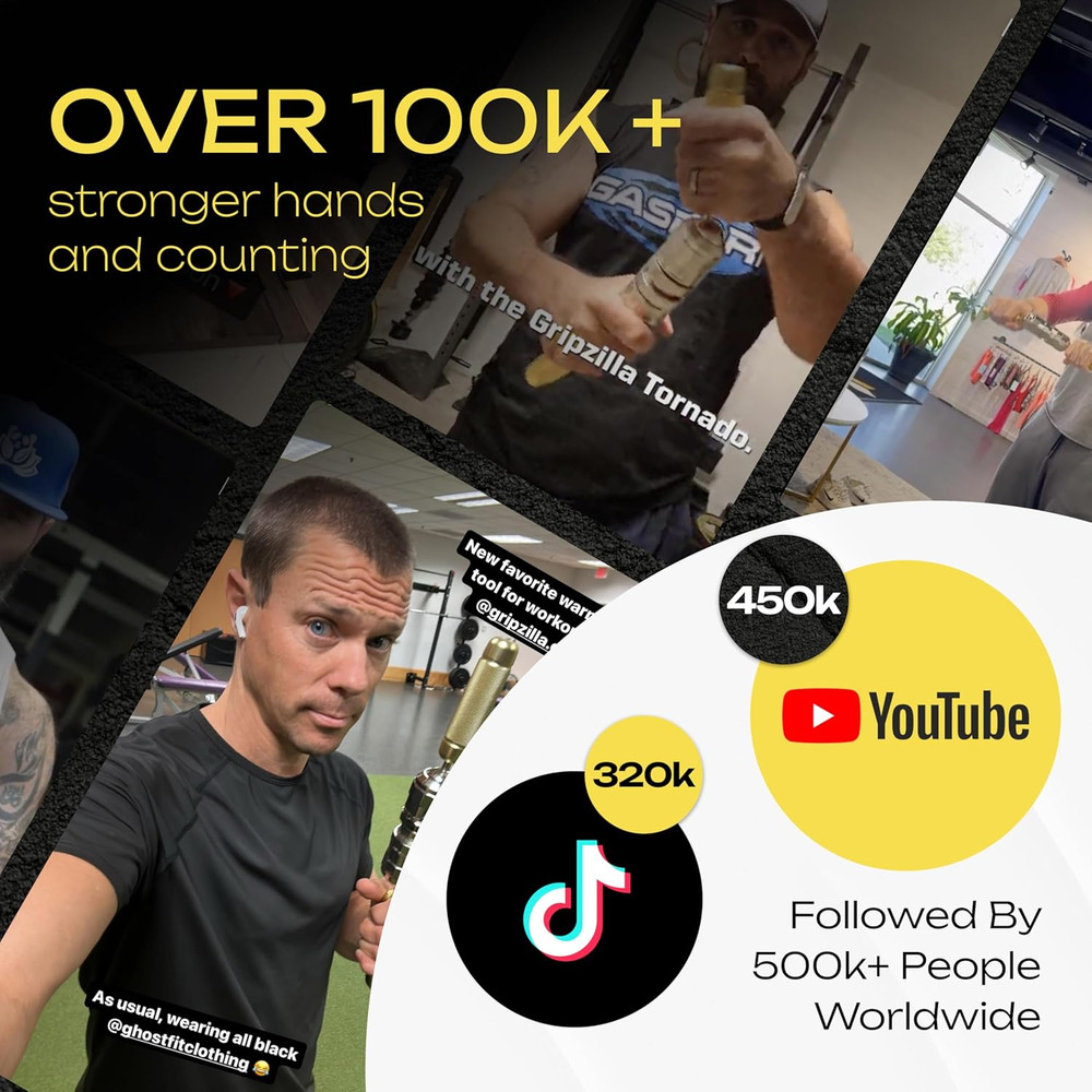 GRIPZILLA Tornado – the Absolute 3D Arm Builder | Upper Body Exercise Equipment