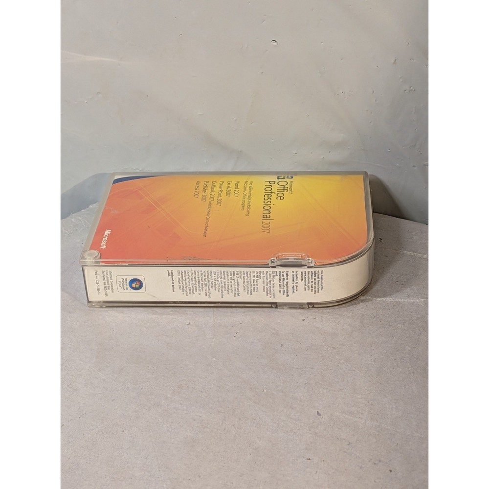 Microsoft Office Professional 2007 Windows Full Retail Version Open Box AS-IS