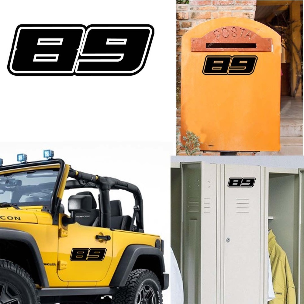 Sticker Vinyl Number 89 Version Dream