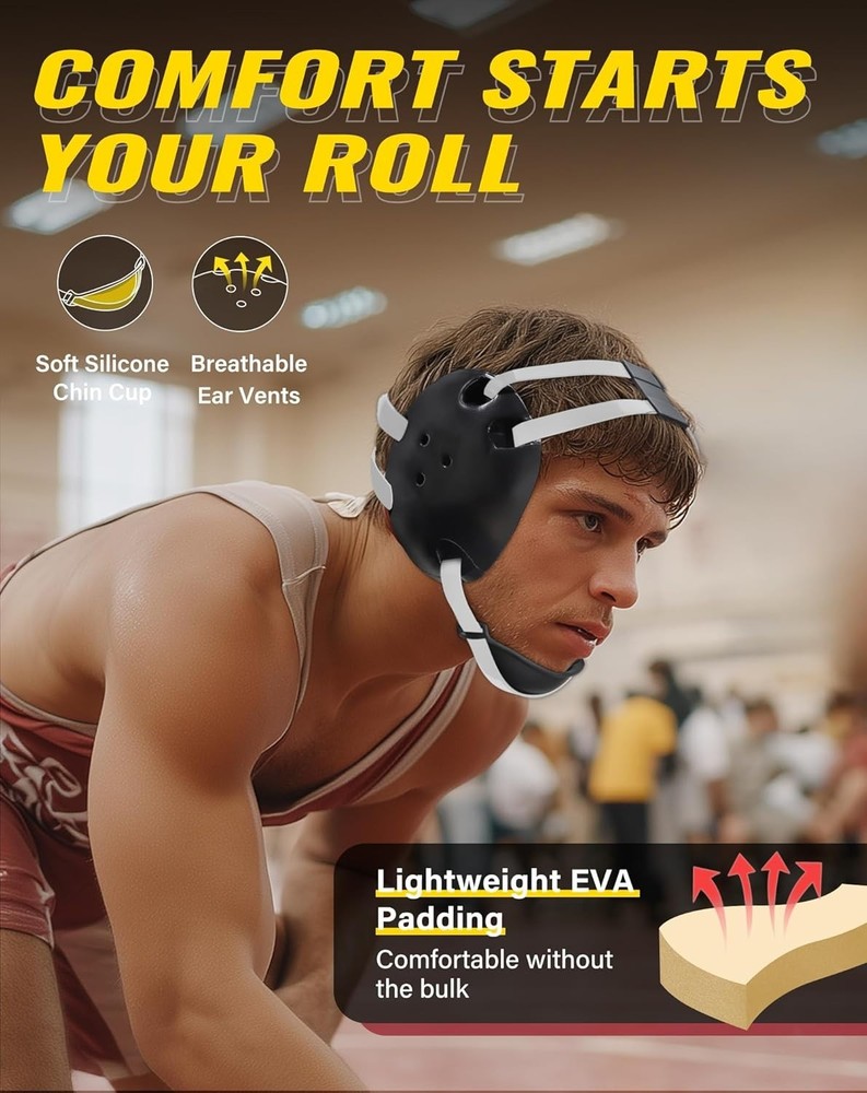 Communication-Friendly Wrestling Headgear