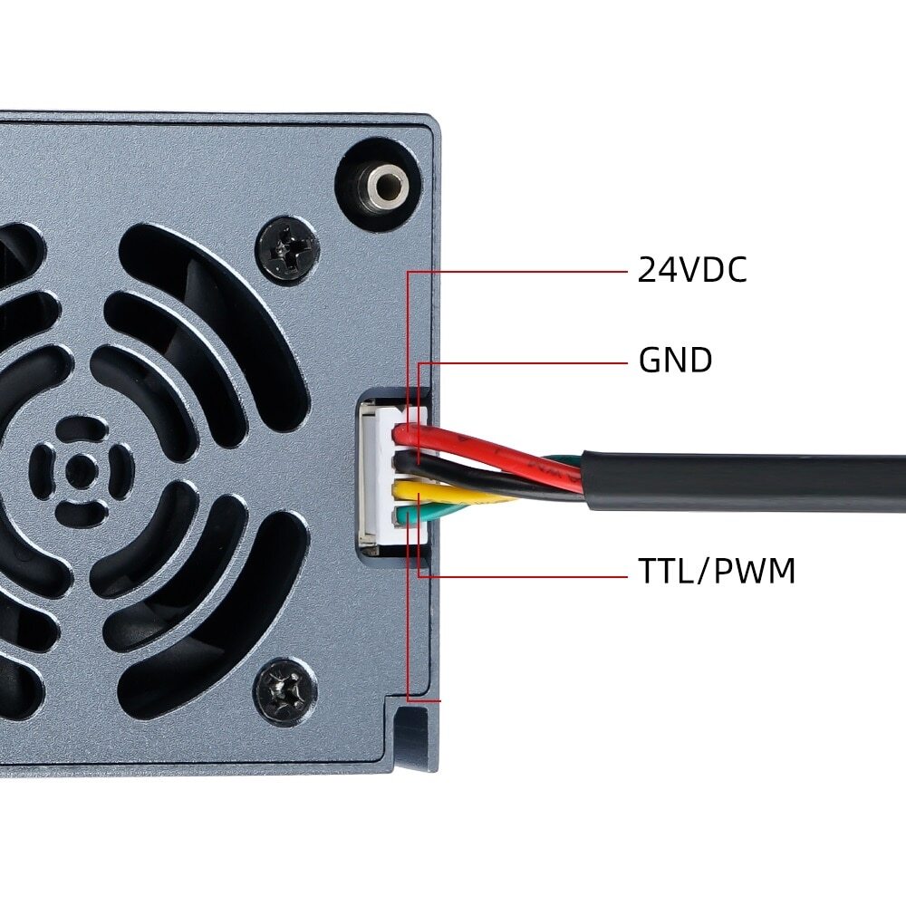 20W 4 Diode Laser Head Laser Module for CNC Router Laser Machine Cutting Tools