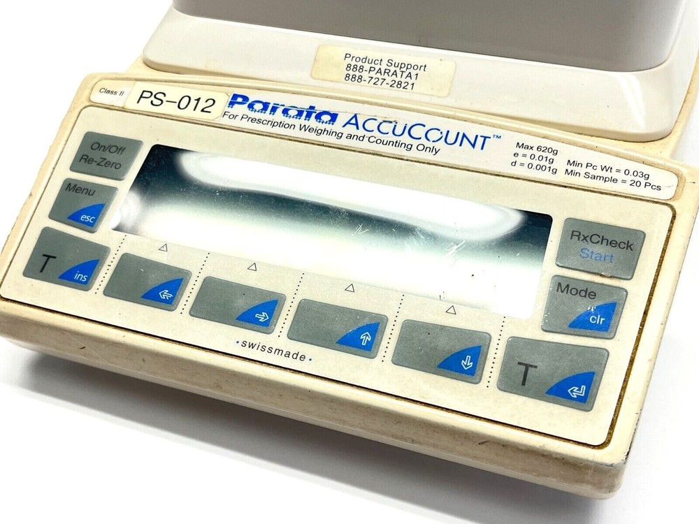 Parata AccuCount Pharmacy Scale 620g Max