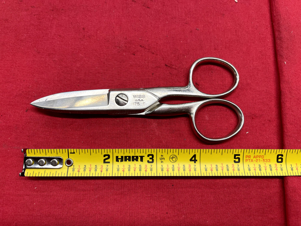 Wiss 175E Electricians Scissors, 5"  VINTAGE