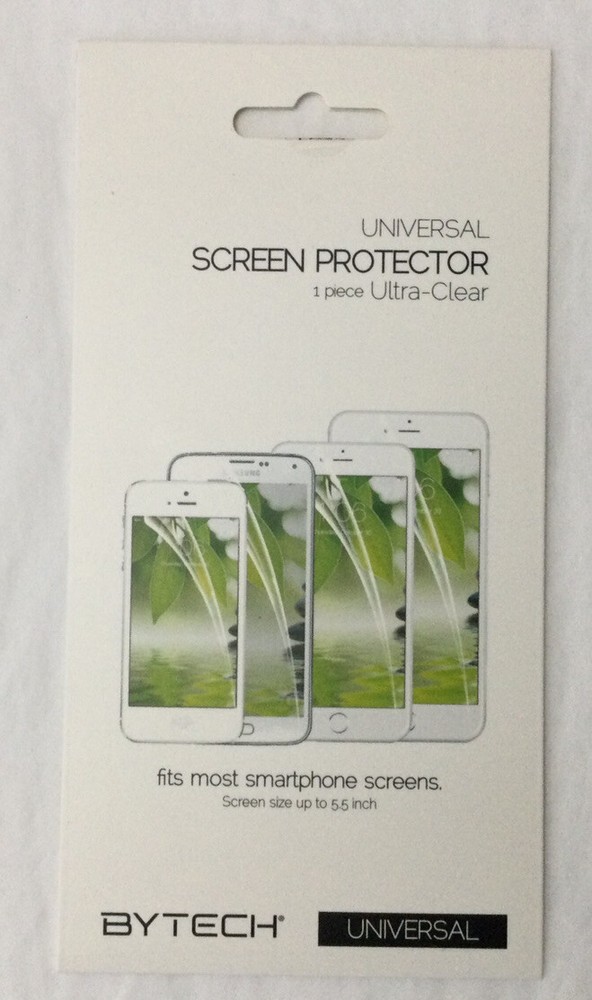 New UNIVERSAL SCREEN PROTECTOR BYTECH  Screen Size Up To 5.5” (E12)