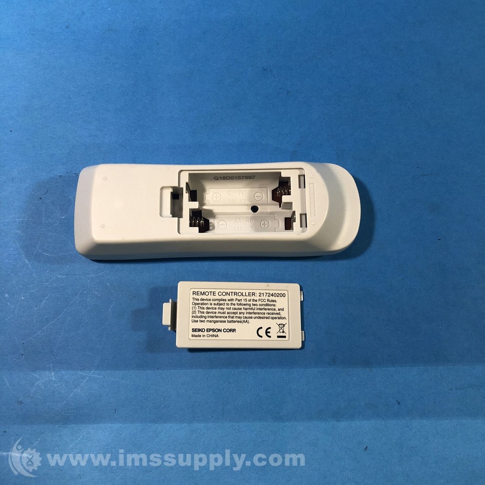 Epson 217240200 Camera Projector Remote Control USIP