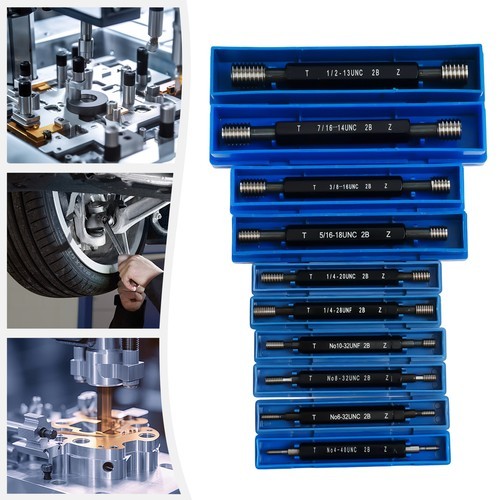 10Pcs -Precision Double End Thread Plug Detection Gauge American Thread Bore