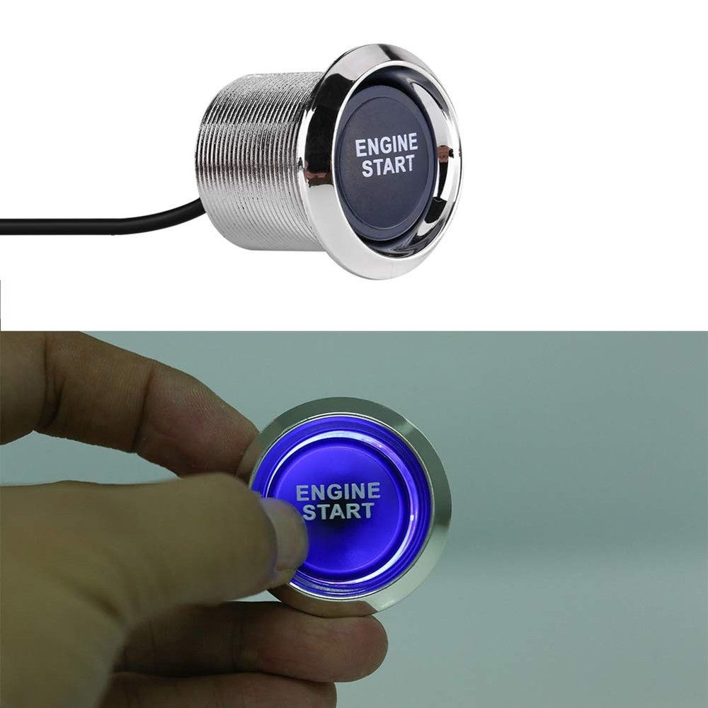 Universal 12V LED Car Engine Start Push Button Start Switch Ignition Starter(...