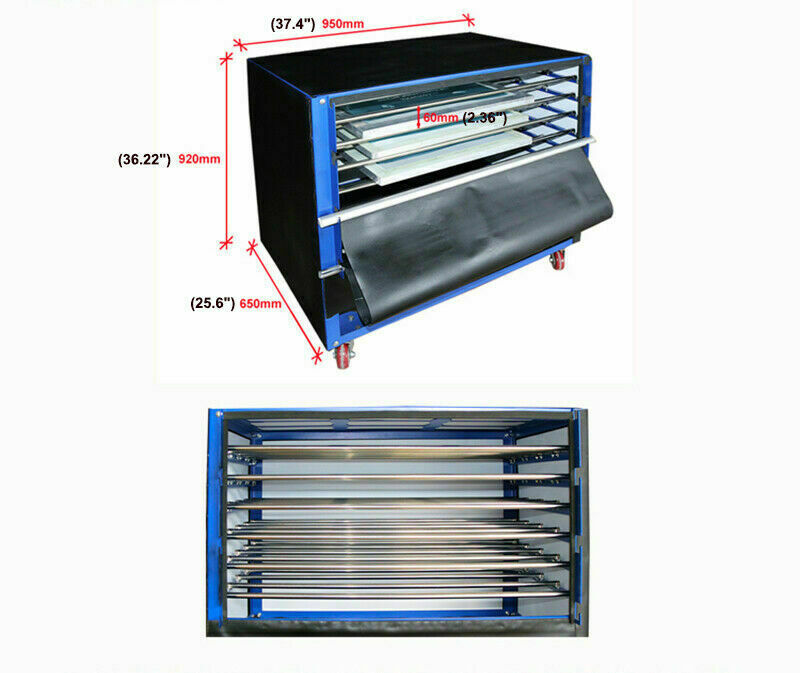 Screen Printing Frame Drying Cabinet 6 Layer Floor Type Warming Machine