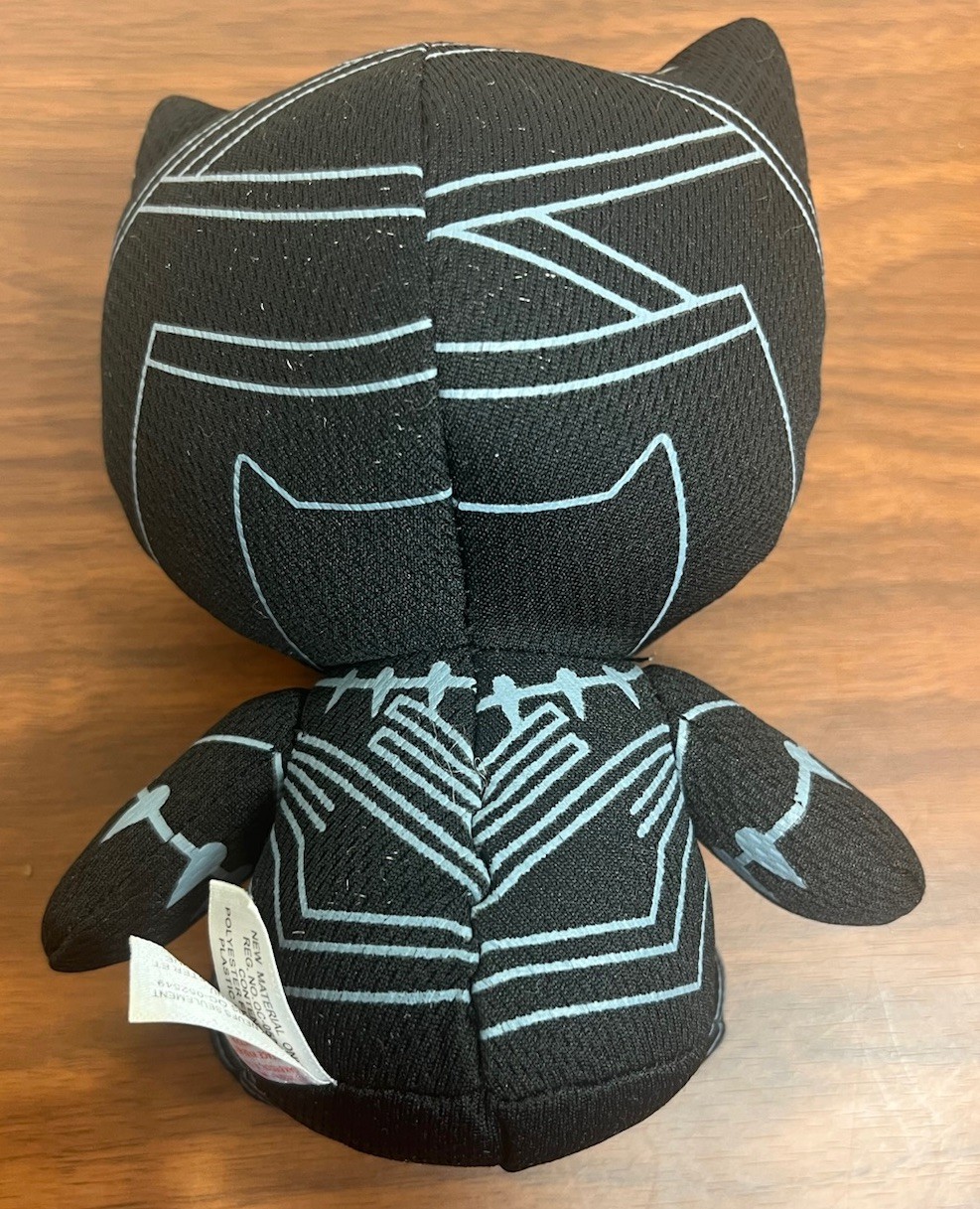 Marvel Plush Lot of 3 Mattel Daredevil 9” Ty Black Panther 6” Ty Spider-Man 6”