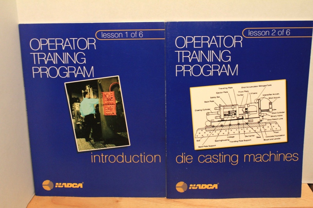 NADCA Operator Training Program lessons 1-6 complete 6 book set 1998